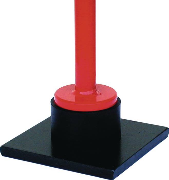 Betonstampfer L.1160mm B.180mm S18 Stahl,pulv.ALUREX-1