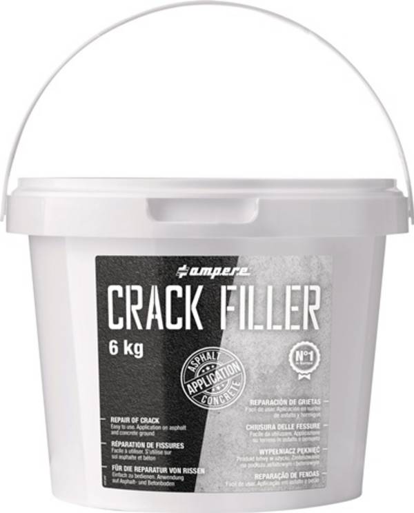 Reparaturmörtel Asphalt Crack Filler® 6kg Eimer AMPERE