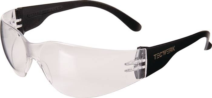 Schutzbrille Daylight Basic EN 166 Bügel schwarz,Scheibe klar PC TECWERK-0