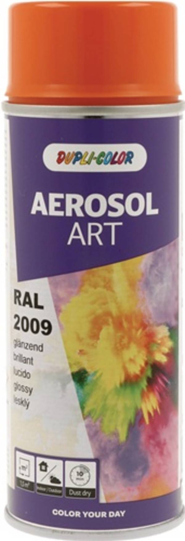 Buntlackspray AEROSOL Art verkehrsorange glänzend RAL 2009 400ml Spraydose