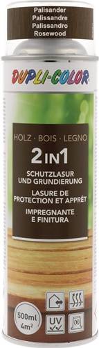 Holzschutzlasur 2in1 Farbe palisander 500ml Spraydose DUPLI-COLOR-0