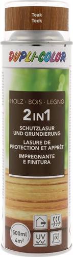 Holzschutzlasur 2in1 Farbe teak 500ml Spraydose DUPLI-COLOR-0