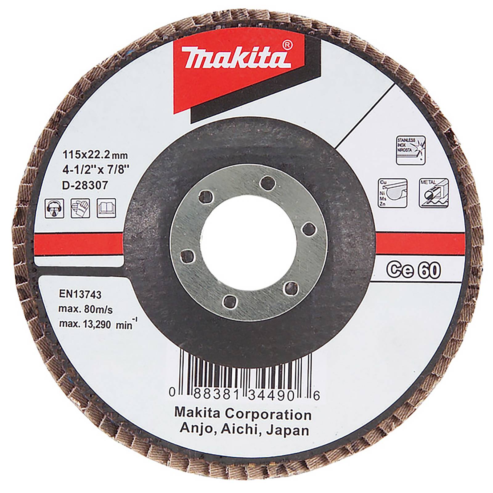 Makita Fächerschleifscheibe D-28298-1