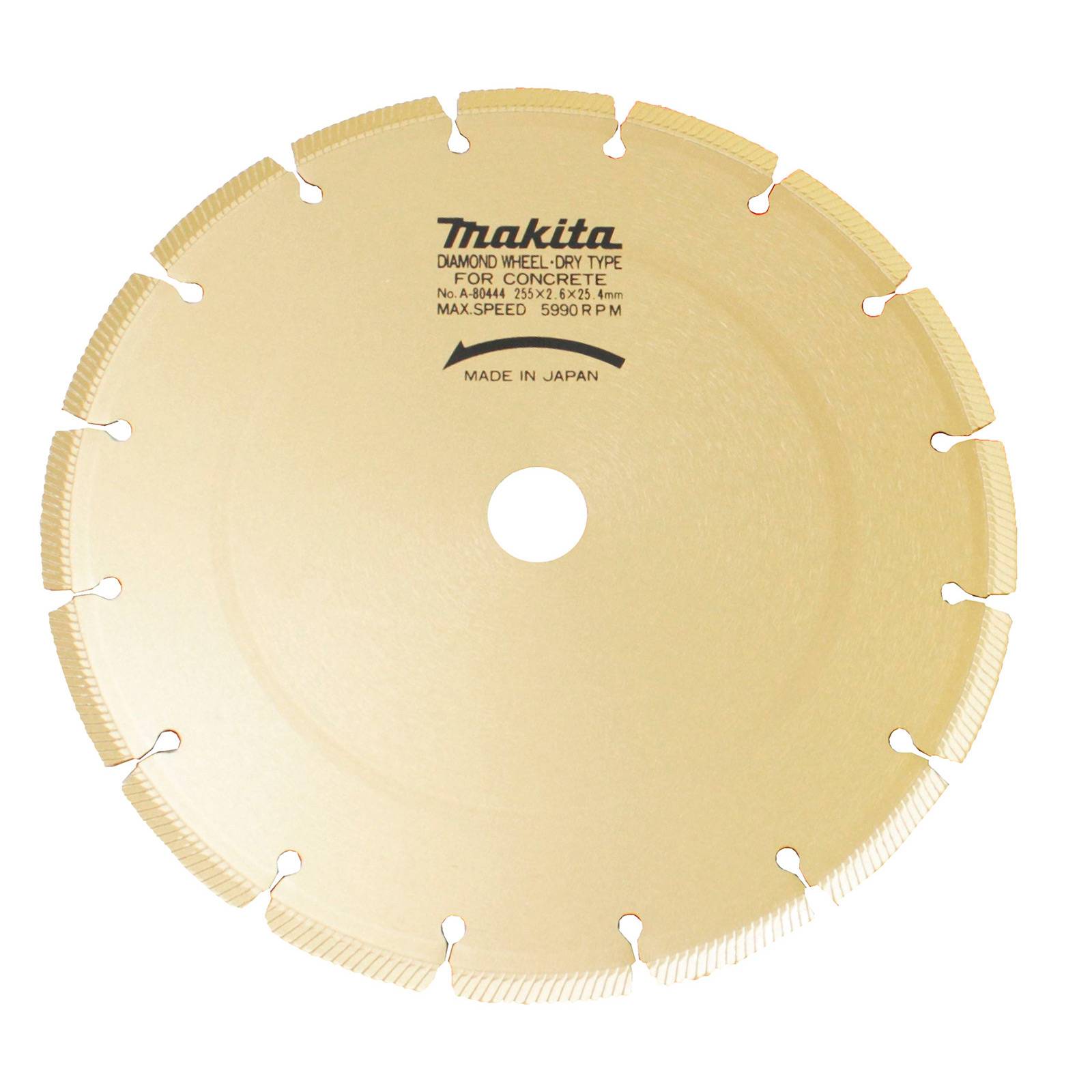 makita Diamantscheibe A-80444 D.255mm Uni-Gold-1