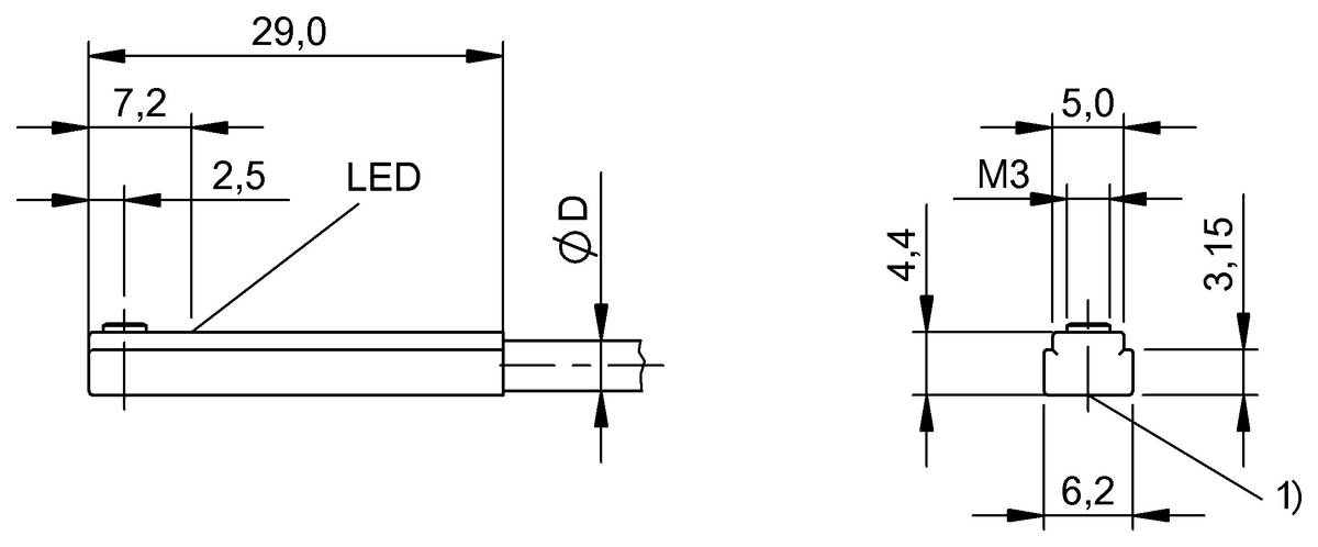 BALLUFF Reed-Schalter - BMF00CM, 1 St.-1