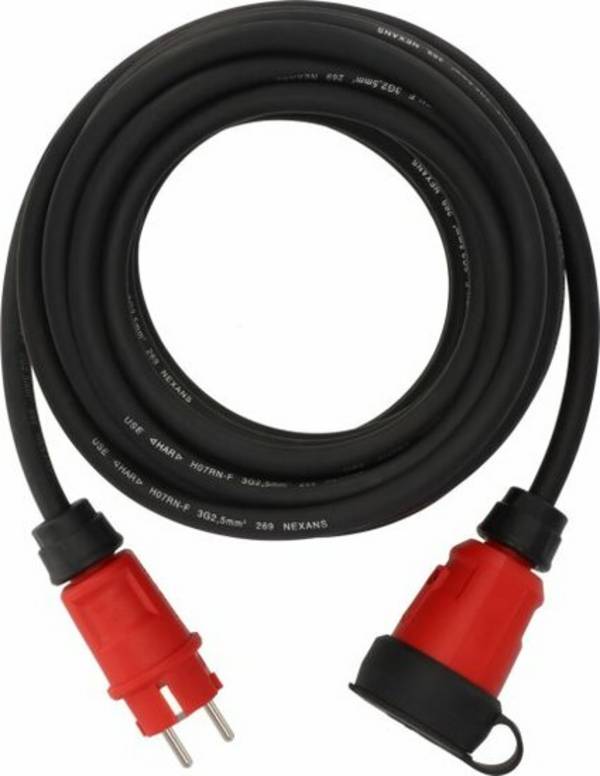 Professional Verlängerungskabel VN 1200 Kabellänge 10 m Kabeltyp H07RN-F3G 25 mm². 85870049 858700 49