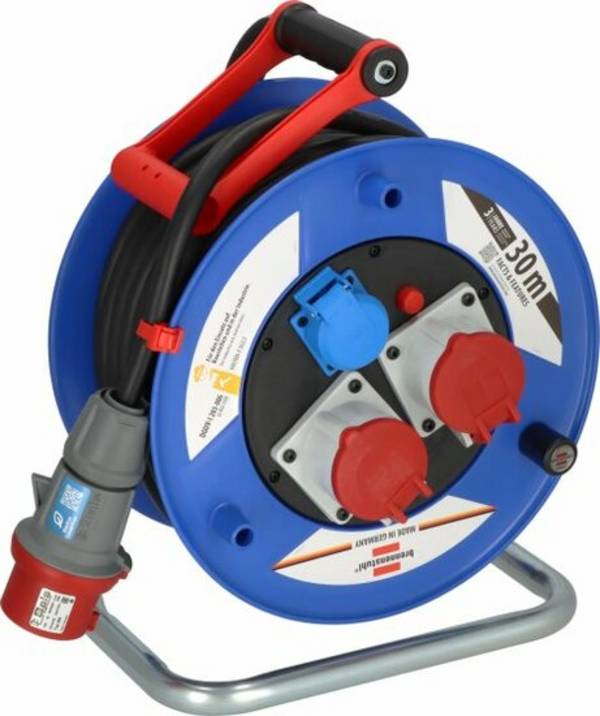 Industrie-Kabeltrommel Garant CEE Kabellänge 30 m Kabeltyp H07RN-F5G 25 mm². 85868849 858688 49