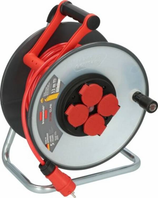 Kabeltrommel Stahlkern H07BQ-F3G1,5 33m professional Brennenstuhl