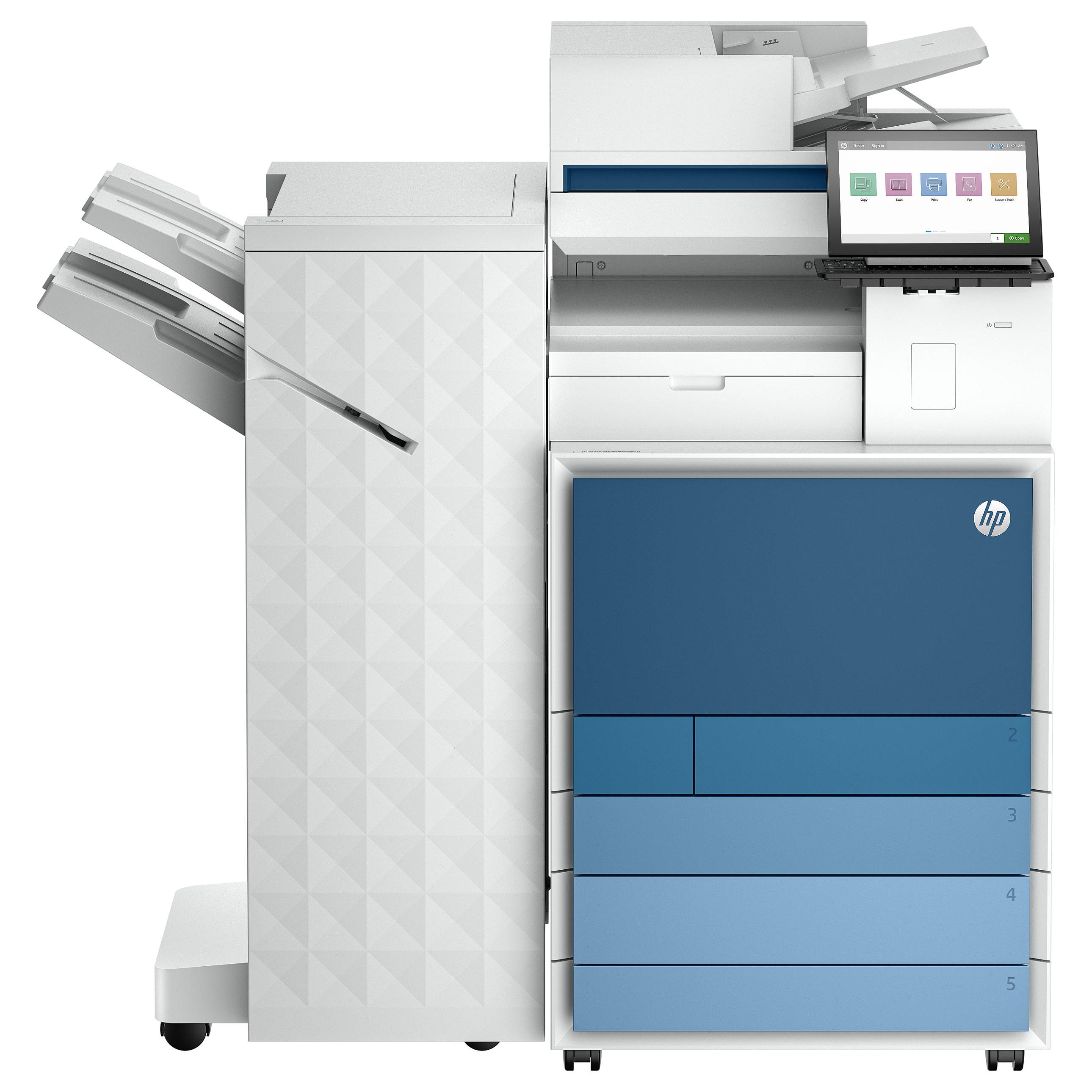 HP LaserJet Enterprise Flow MFP 8801z+ - Multifunktionsdrucker - Farbe - Laser - A3 (297 x 420 mm)-1