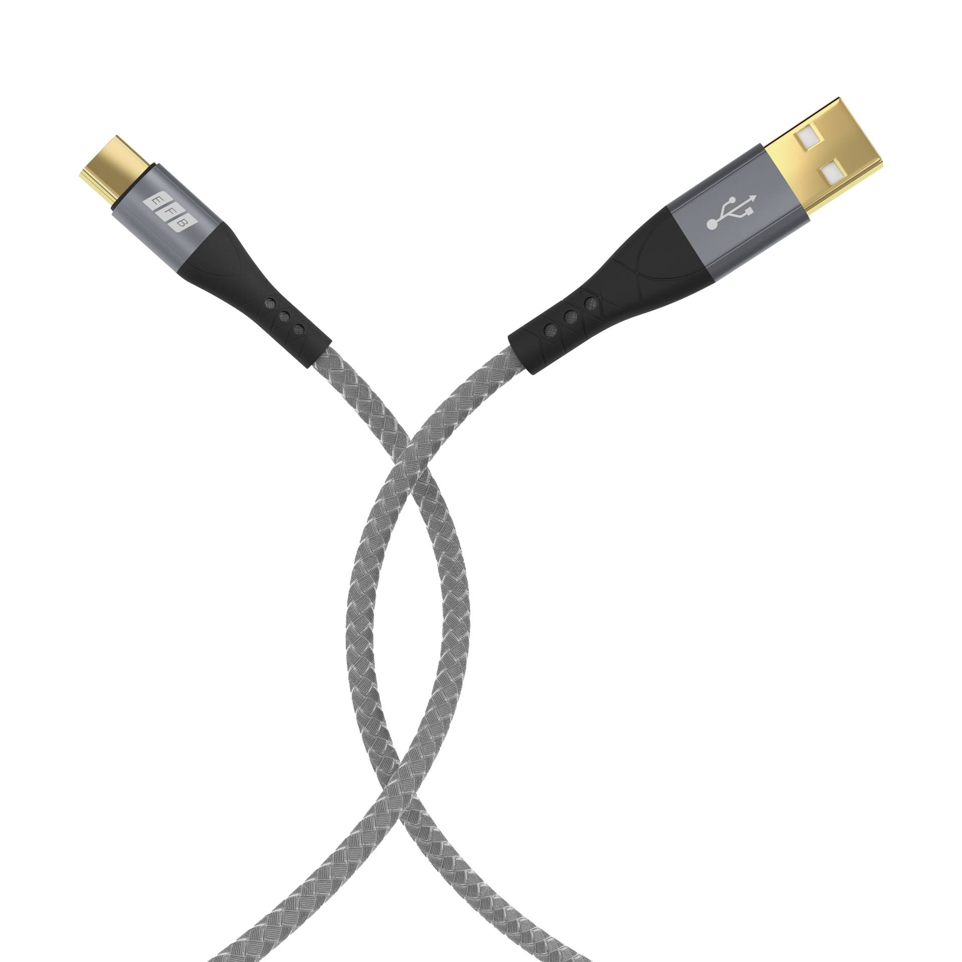 EFB Elektronik USB-A auf USB-C Kabel 60W QC 3A - Kabel - Digital/Daten-1