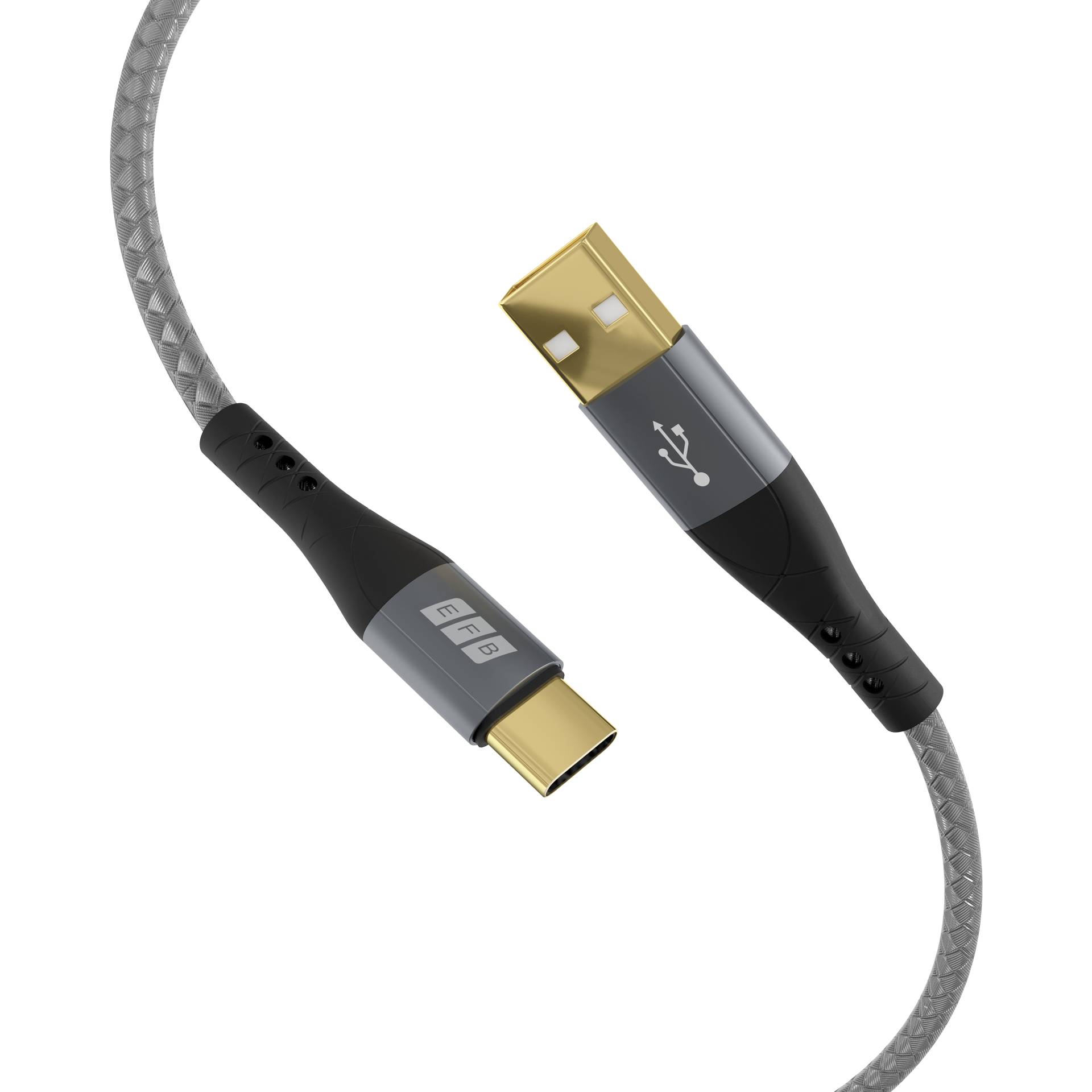 EFB Elektronik USB-A auf USB-C Kabel 60W QC 3A - Kabel - Digital/Daten-2