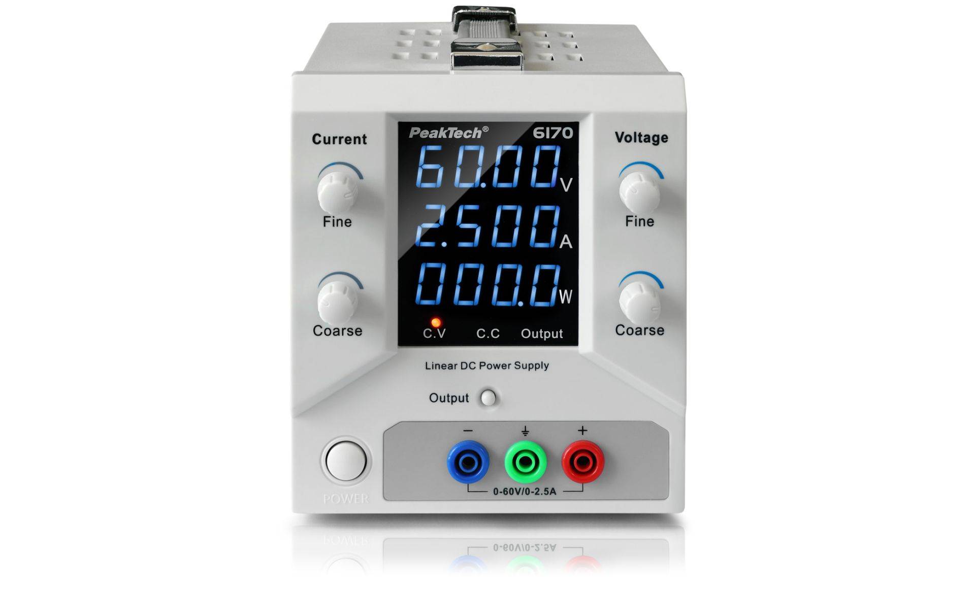 PeakTech P 6170 – Digital Labornetzgerät 0 - 60V / 0 - 2,5A DC-0