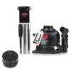 HEYNER® Wagenheber Set extra flach 10 t inkl. Gummiauflage, 125-225 mm 2-stufiger, hydraulischer Unterstellheber im