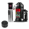 HEYNER® Wagenheber Set 5 t inkl. Gummiauflage, 225-500 mm 2-stufiger, hydraulischer Unterstellheber im