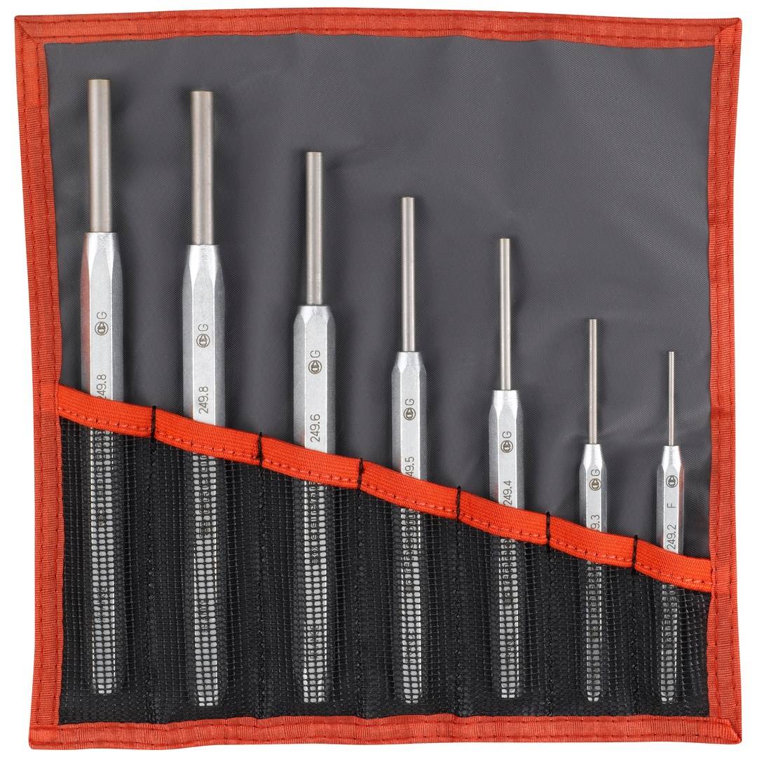 FACOM Splinttreiber mit Handgriff, Satz in Falttasche, 7-tlg.-0