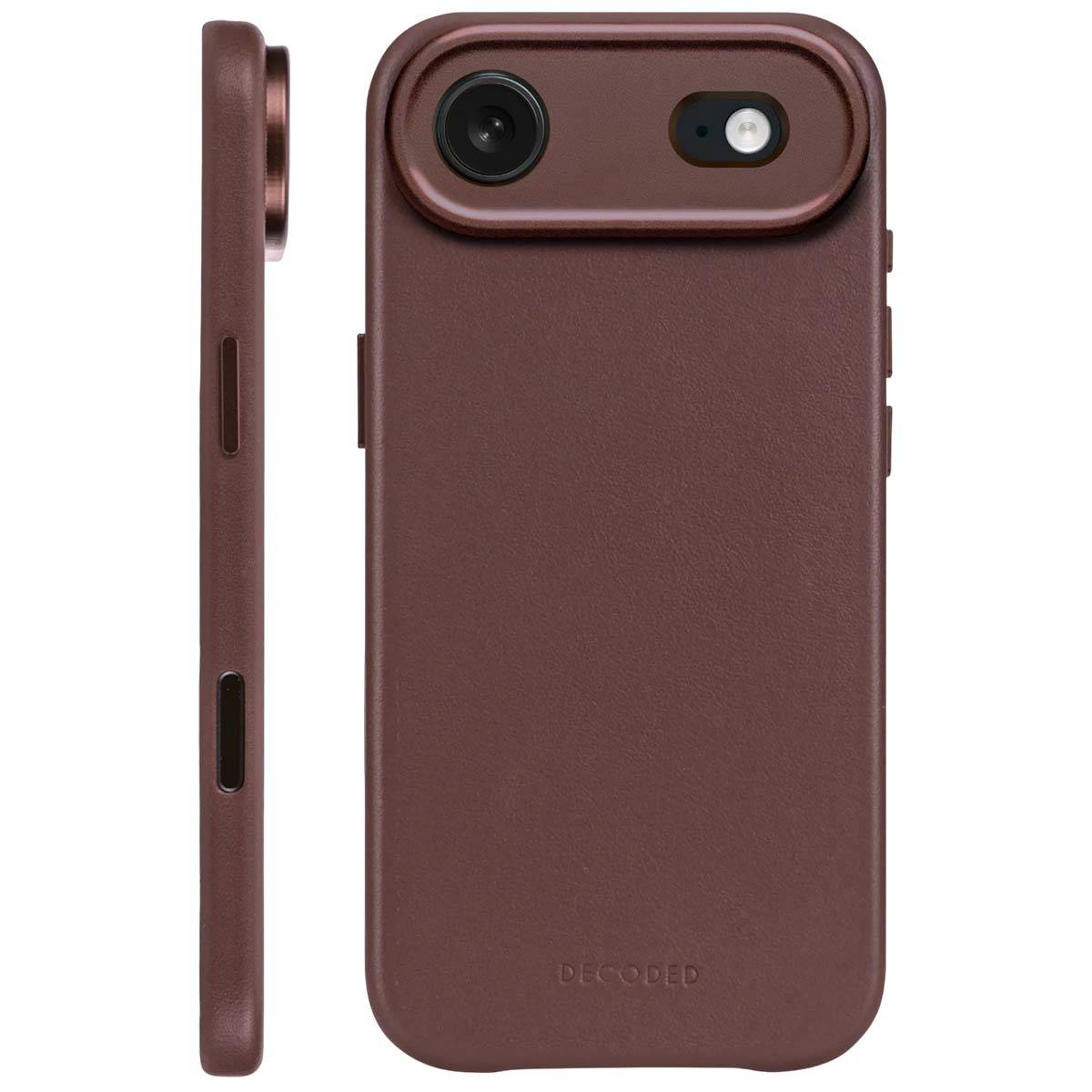 DECODED - Leather Backcover iPhone 17 Air Chocolate Brown-3