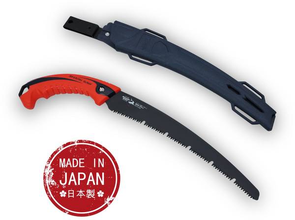 FAMEX 5513 Japanische Astsäge 300mm, 7 TPI - Gartensäge Handsäge Japansäge - Made in Japan
