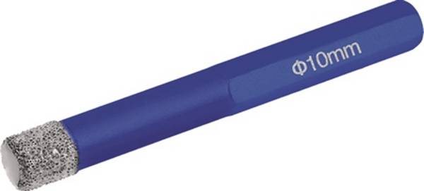 Diamant-Fliesenbohrer PRO HEX D.12mm L.63,5mm 1-tlg.Sgmt-Anz.1 TW
