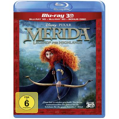 blu-ray 3D Merida - Legende der Highlands FSK: 6