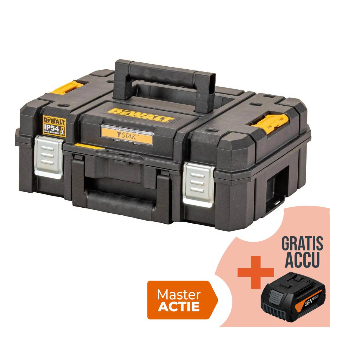 DEWALT DWST83345-1, Schwarz, Gelb, Schaum, Staubresistent, Wasserfest, Wasserdicht, 440 mm, 333 mm, 162 mm-0