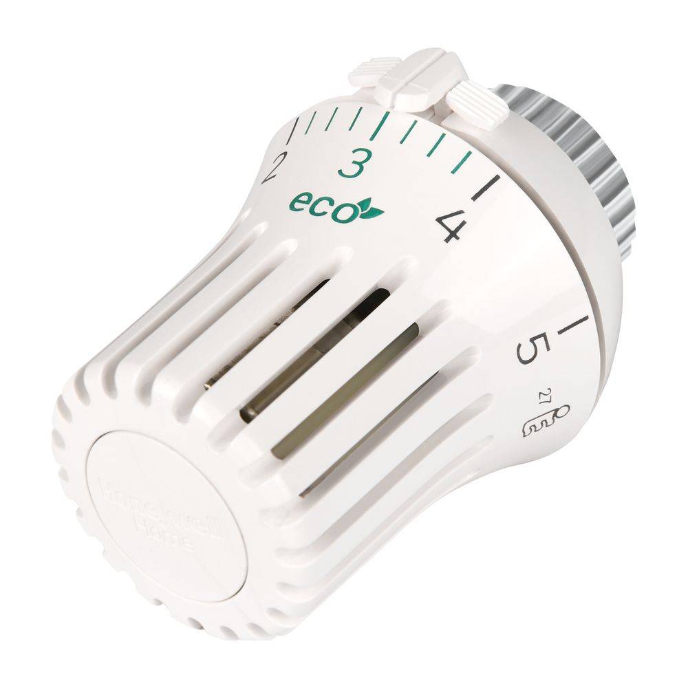 Resideo Thermostatregler Thera-30, 1-28 Grad C, Radiatorenanschluss, ohne Kappe, Weiß-0
