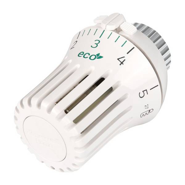 Resideo Thermostatregler Thera-30, 1-28 Grad C, Radiatorenanschluss, ohne Kappe, Weiß