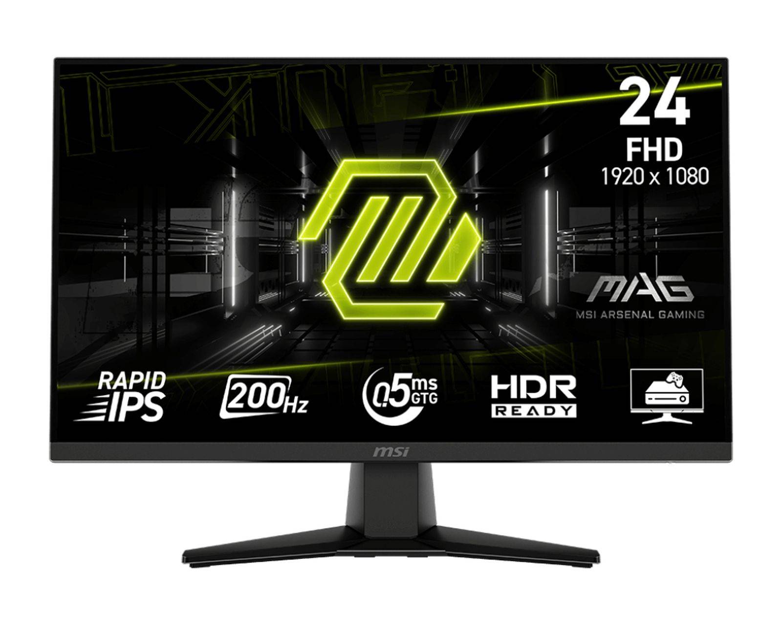 MSI MAG 242F Flat Gaming TFT 24" FHD IPS 200Hz 0.5ms HDMI DP-0