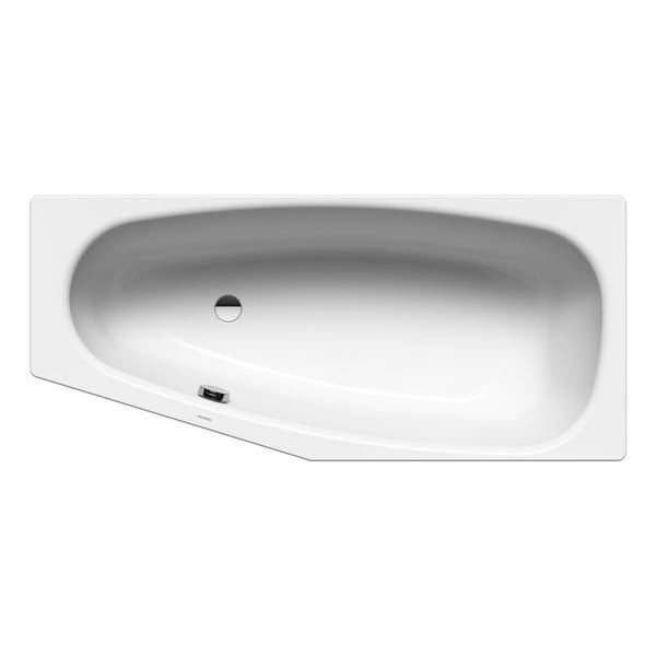 Kaldewei Badewanne Mini Kombi.-Form 430x750x1570mm Links 110l Alpinweiß m. ÜL, o. Antislip, GL, PEFF