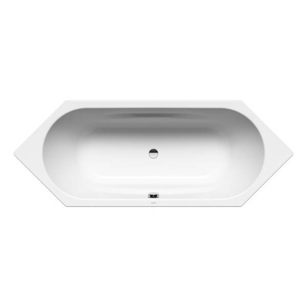 Kaldewei Badewanne Vaio Duo 6 Sechseck 430x800x2100mm 155l Alpinweiß, Weiß m. ÜL, o. Antislip, GL., PEFF