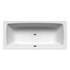 Kaldewei Badewanne Cayono Duo rechteckig 410x750x1700mm 129,5l Alpinweiß m. Antislip, ÜL, PEFF, o. GL