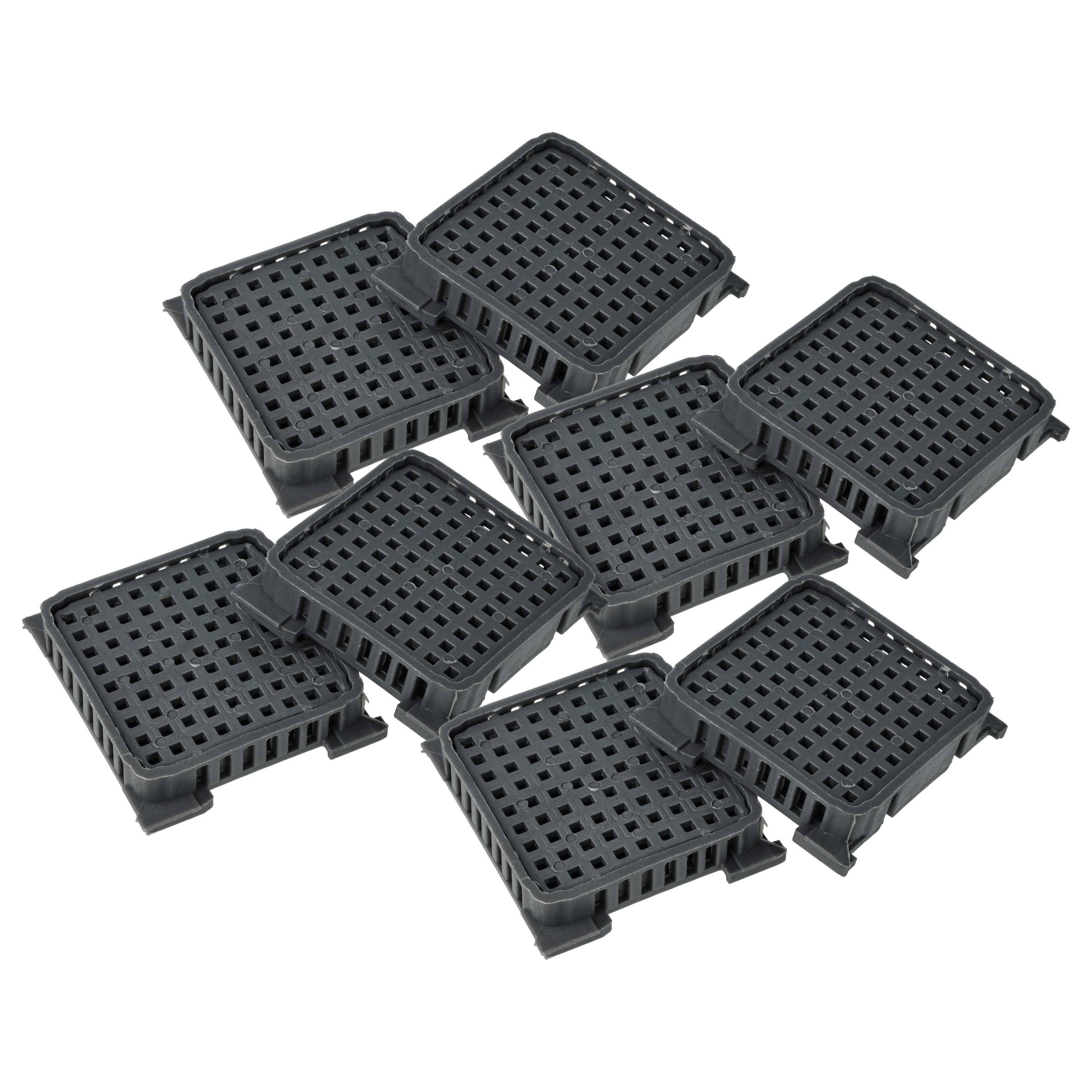 vhbw 8x Filter kompatibel mit Liebherr CBNbda 5223-22A | CBNbbd 5223-20A, CBNbbd 5223-20B, CBNa 572i-22A Kühlschrank --0