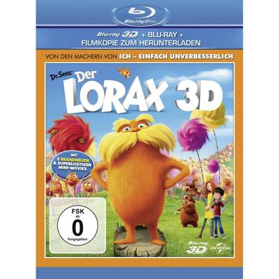 blu-ray 3D Der Lorax FSK: 0
