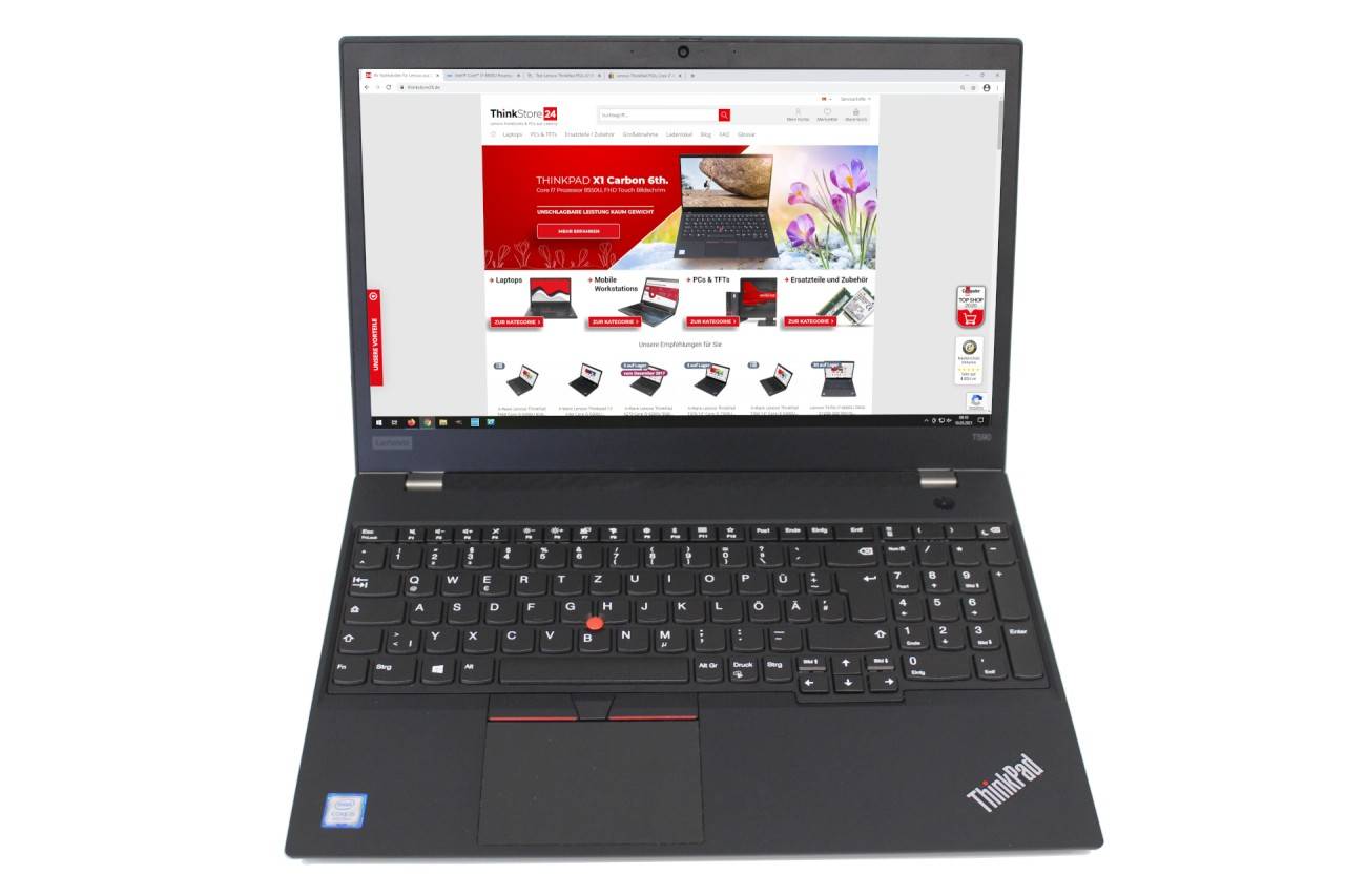 Lenovo ThinkPad T590 i7-8565U 16GB RAM 256GB SSD FHD IPS IR-Cam deutsche Tastatur Win11 A-3