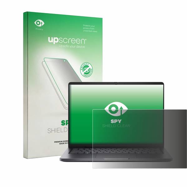 upscreen Blickschutzfolie für Dell Pro 14 PC14250 Anti-Spy Privacy Blaulichtschutz Sichtschutzfolie
