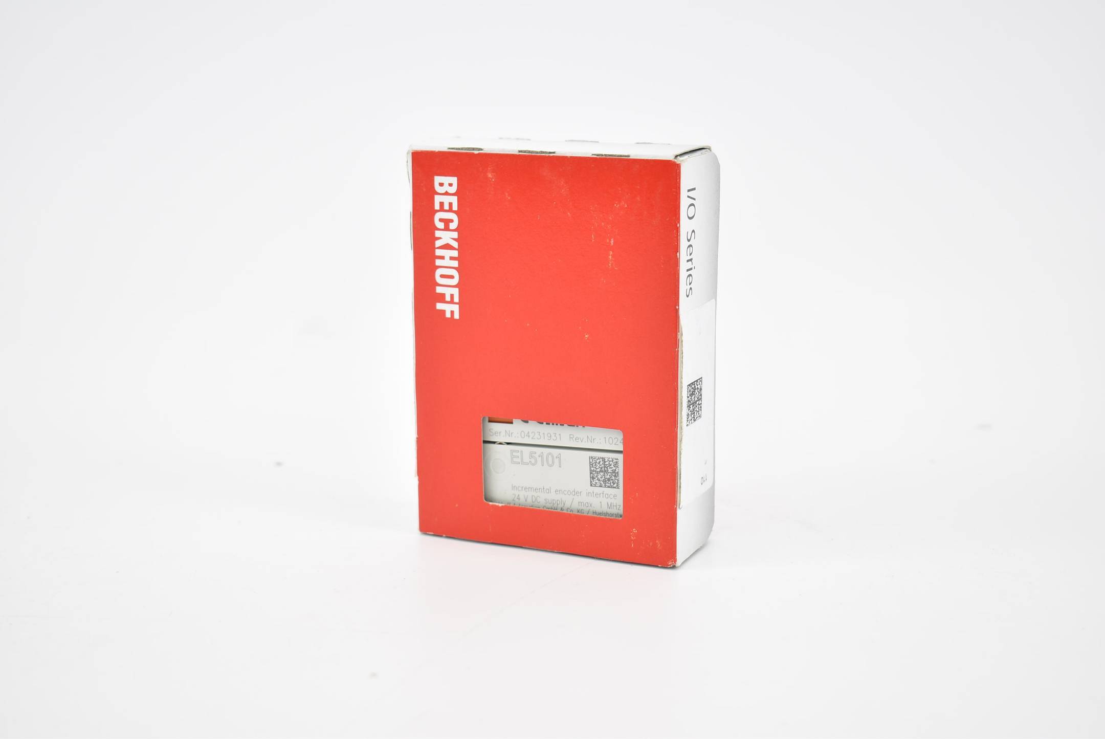 Beckhoff EL5101, EtherCAT-Klemme, 1-Kanal-Encoder-Interface, inkremental, 5V DC (DIFF RS422, TTL), 1 MHz-0