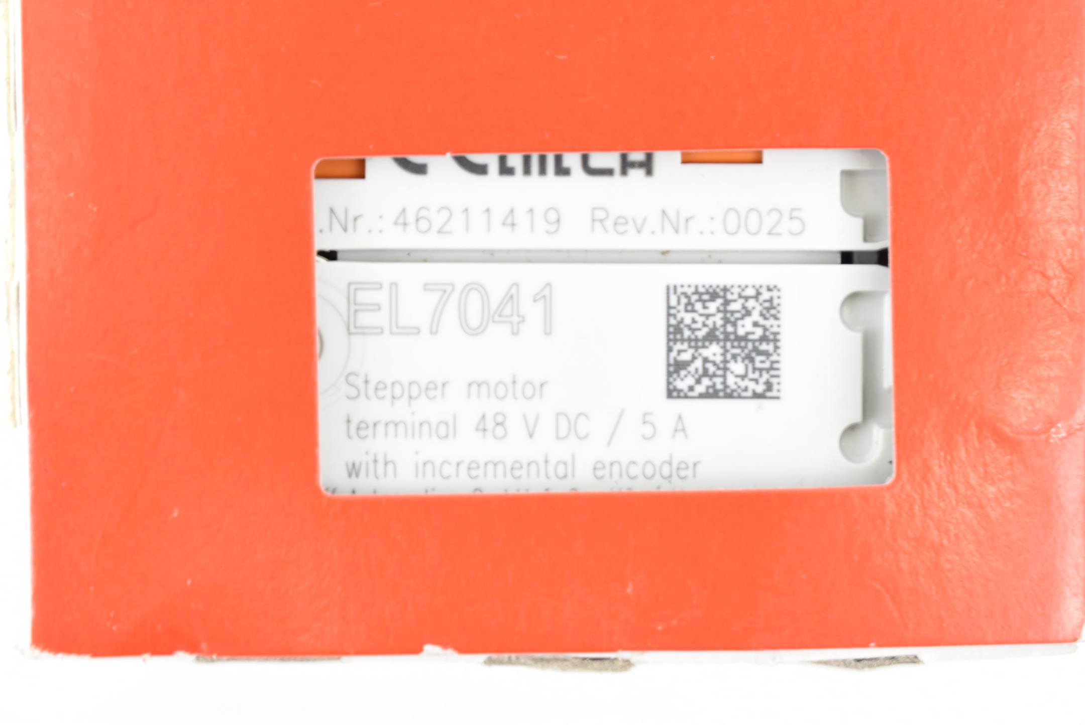 Beckhoff EL7041, EtherCAT-Klemme, 1-Kanal-Motion-Interface, Schrittmotor, 48V DC, 5A, mit Inkremental-Encoder-1