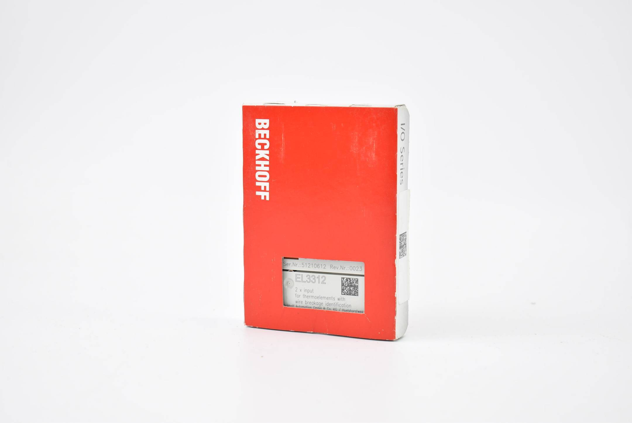 Beckhoff EL3312, EtherCAT-Klemme, 2-Kanal-Analog-Eingang, Temperatur, Thermoelement, 16 Bit-0