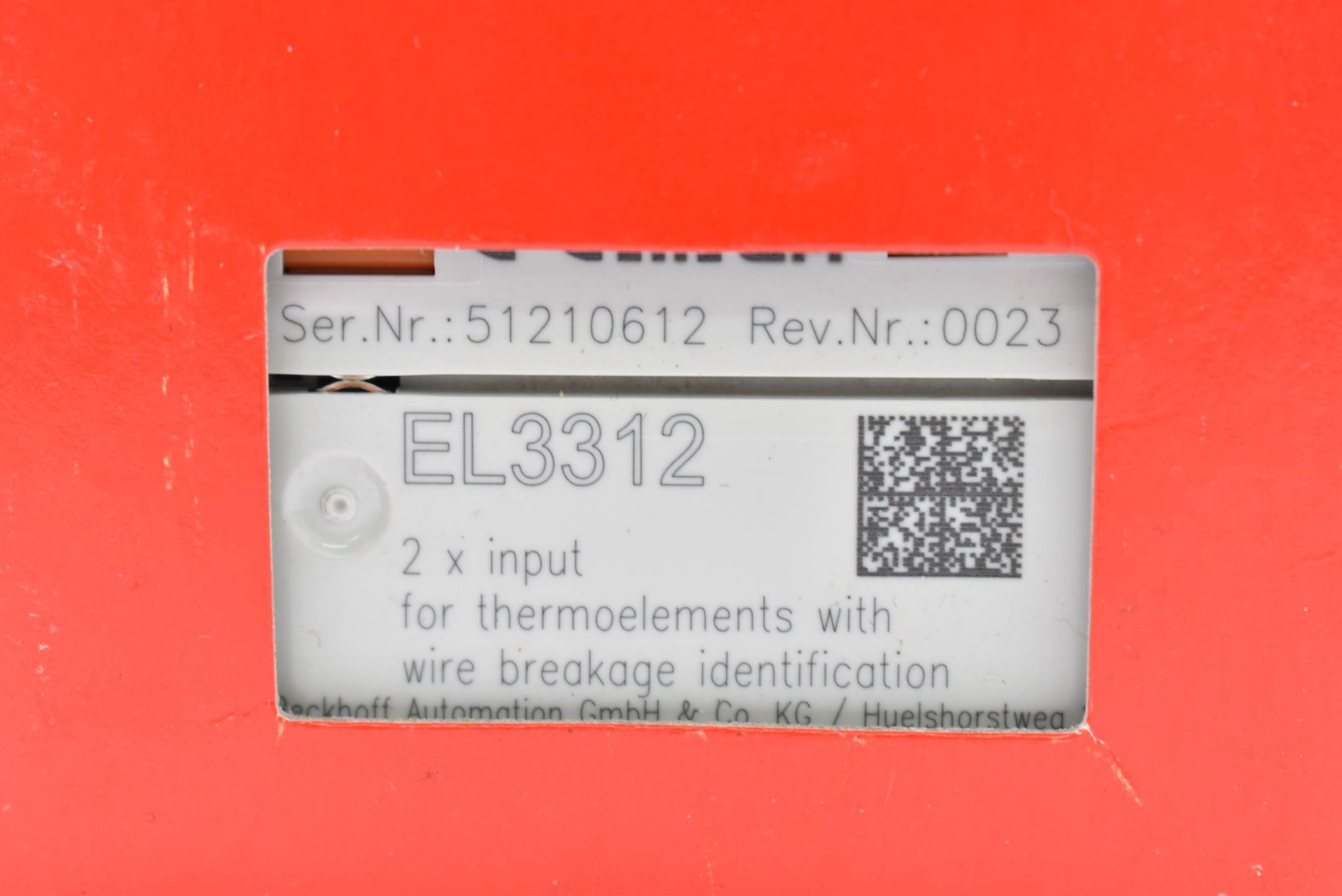 Beckhoff EL3312, EtherCAT-Klemme, 2-Kanal-Analog-Eingang, Temperatur, Thermoelement, 16 Bit-2