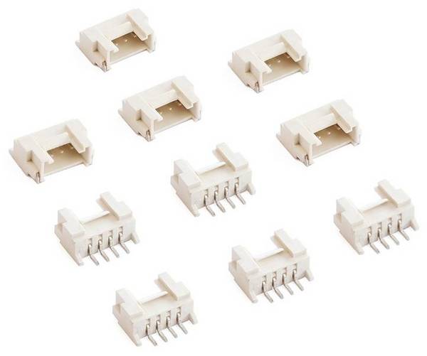 Elecrow Crowtail Steckverbinder JST-PH 2.0, 4-Pin, 2,0mm Rastermaß, ohne Kabel, 10 Stück