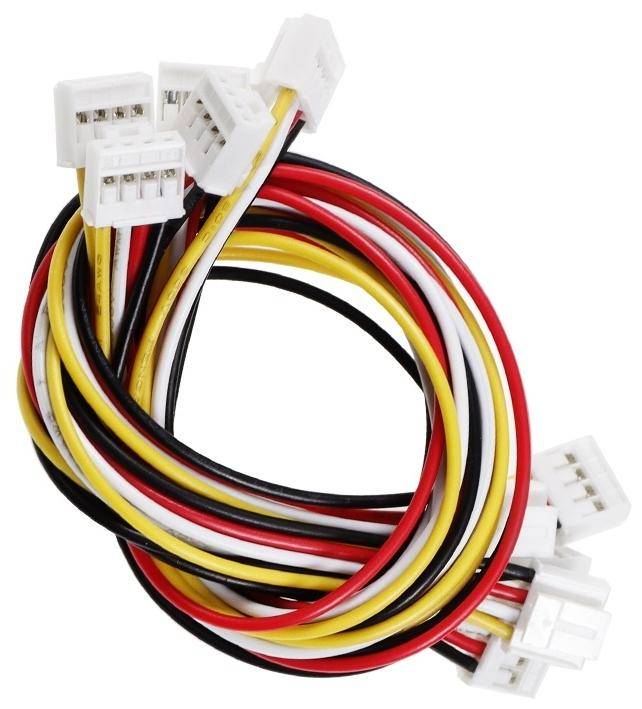 Elecrow Crowtail-Kabel, JST-PH 2.0 4-Pin Verbindungskabel für Module, 20,5 cm, 5 Stück-0