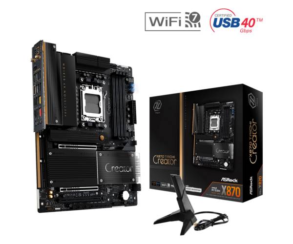 ASRock X870 Taichi Creator AM5 ATX HDMI/USB-C DDR5
