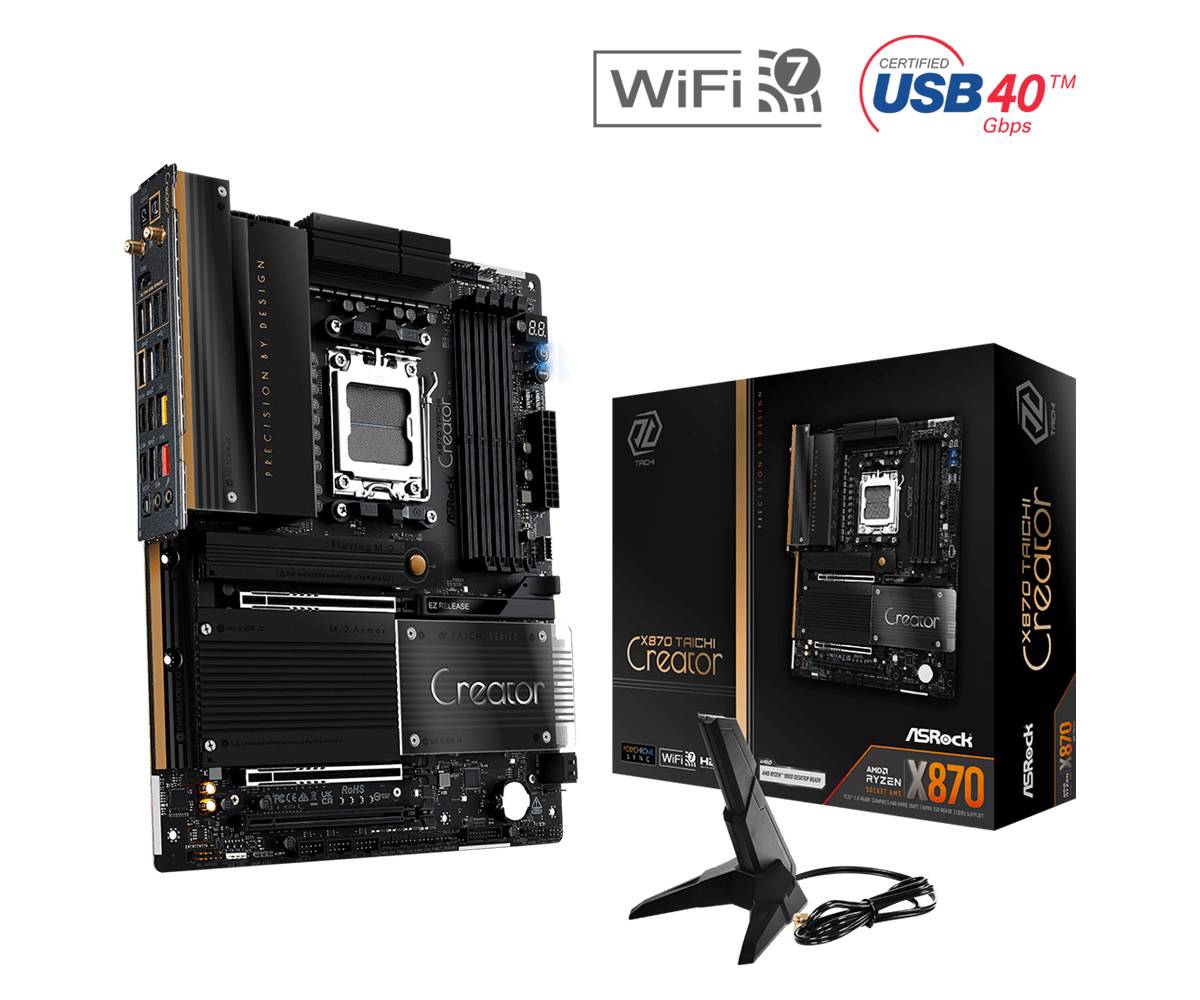ASRock X870 Taichi Creator AM5 ATX HDMI/USB-C DDR5-0