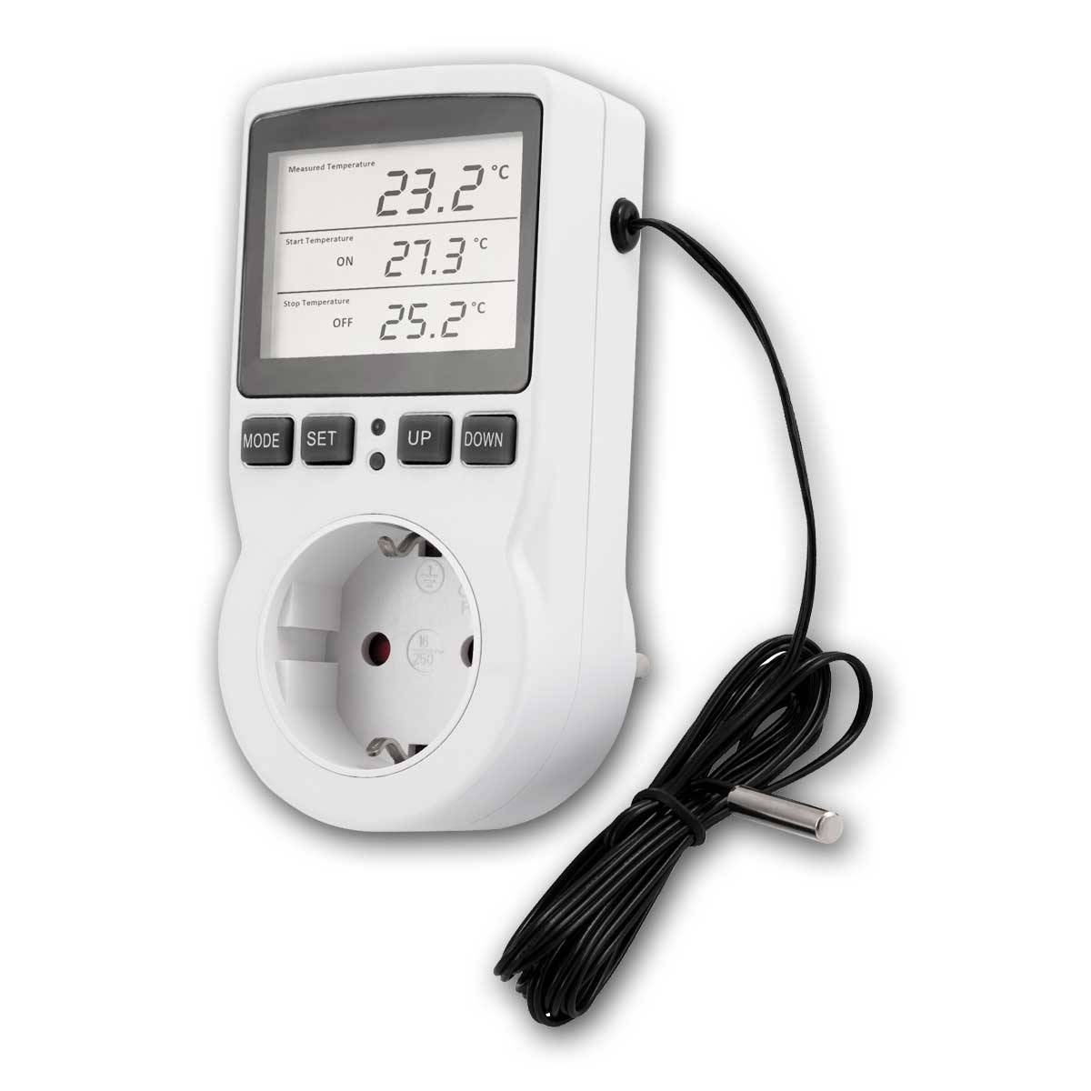 McPower - Digitales Steckdosen-Thermostat TCU-441 230V/16A-0