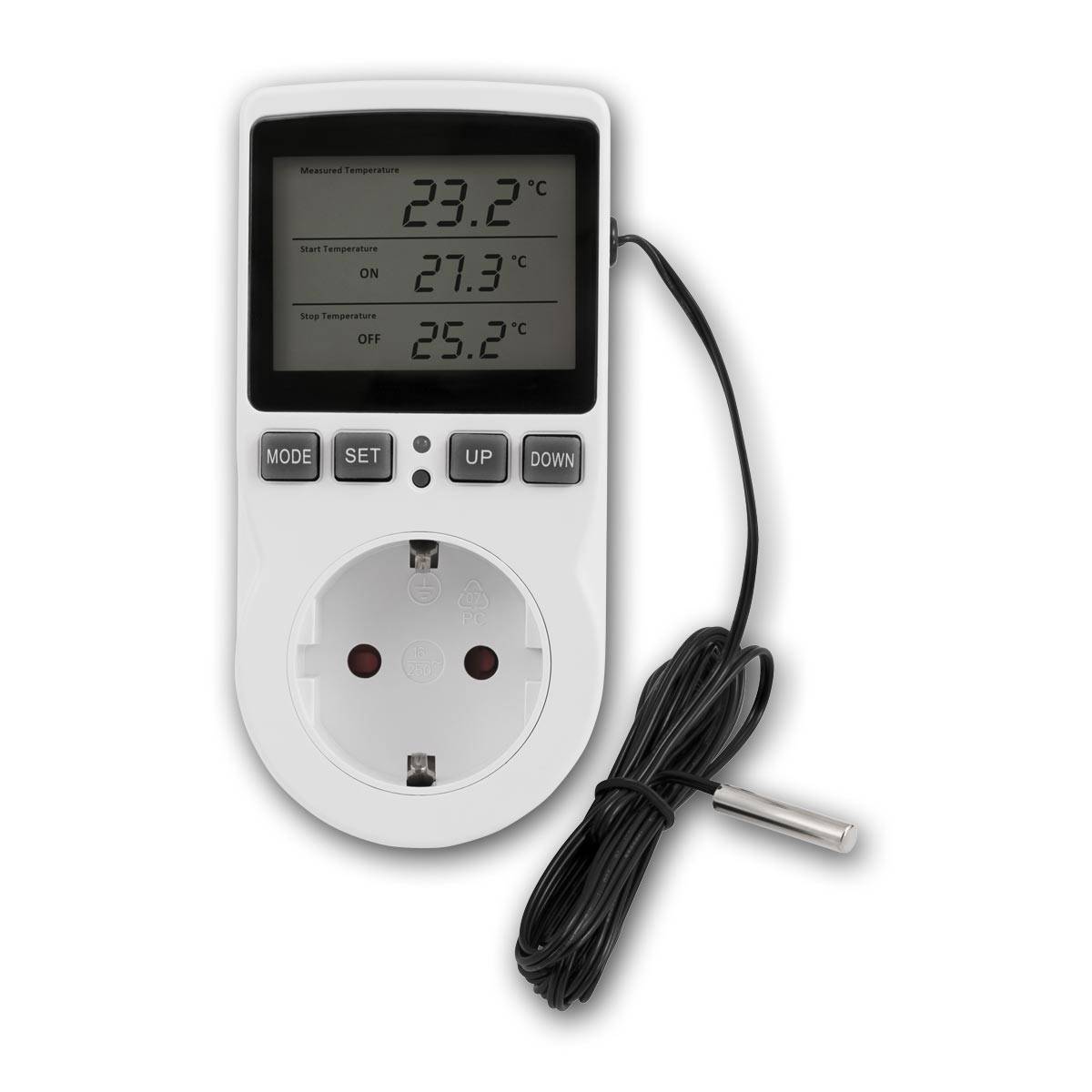 McPower - Digitales Steckdosen-Thermostat TCU-441 230V/16A-1