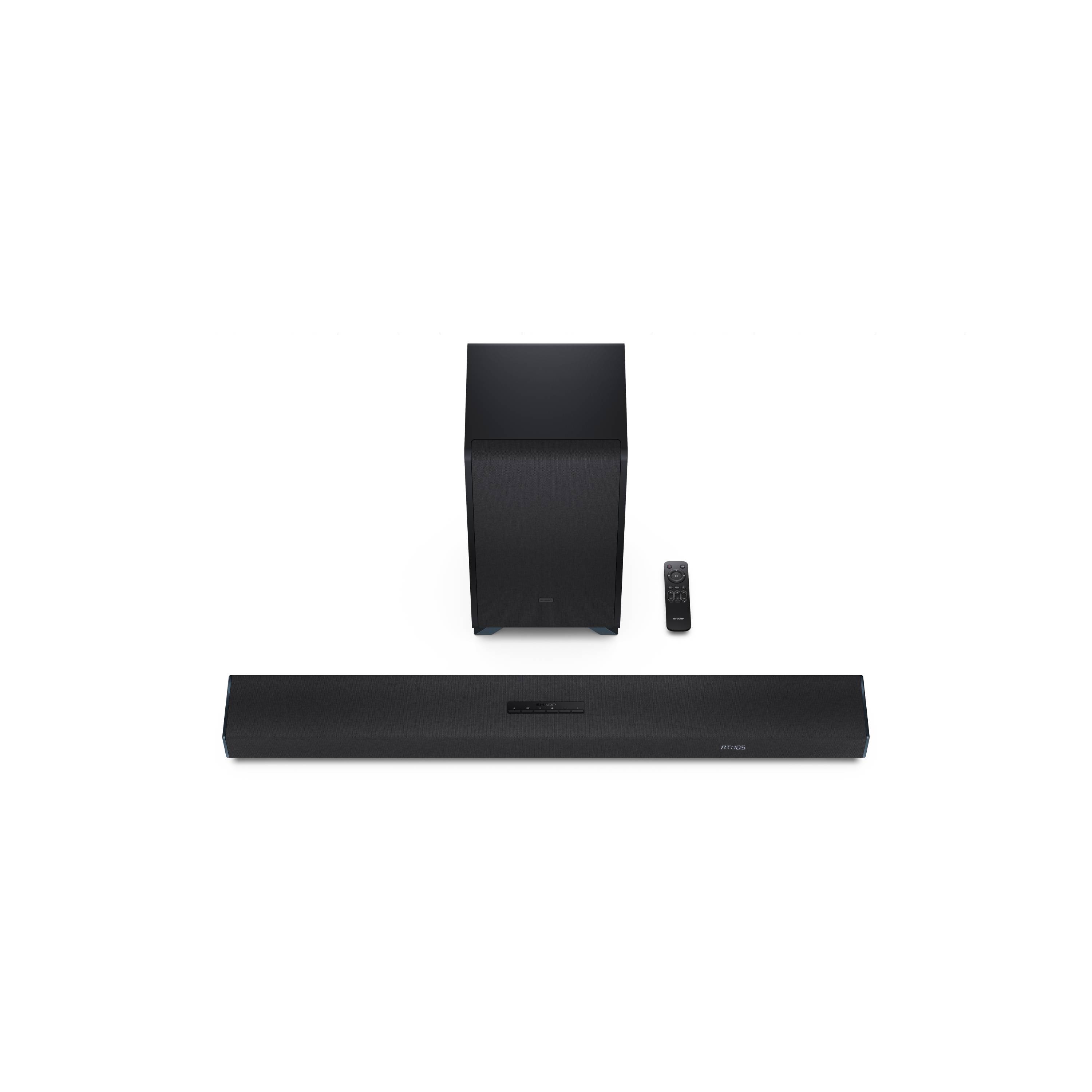 Sharp HT-SBW53121 3.1.2 Dolby Atmos Soundbar mit DTS:X, kabellosem Subwoofer, Bluetooth 5.3 und HDMI eARC-1