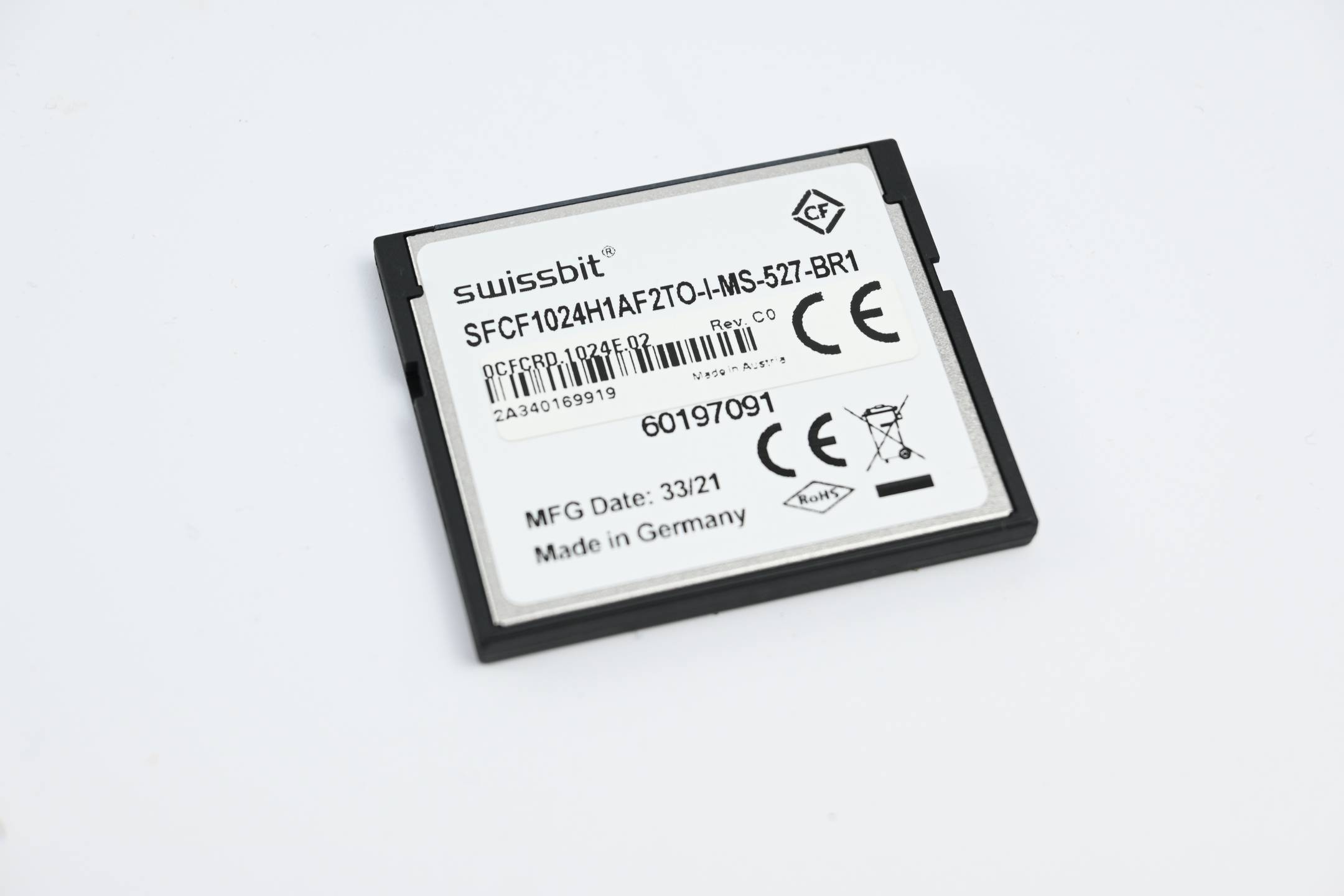 B&R Automation Swissbit Speicherkarte CompactFlash 1024MB ( 0CFCRD.1024E.02 )-3