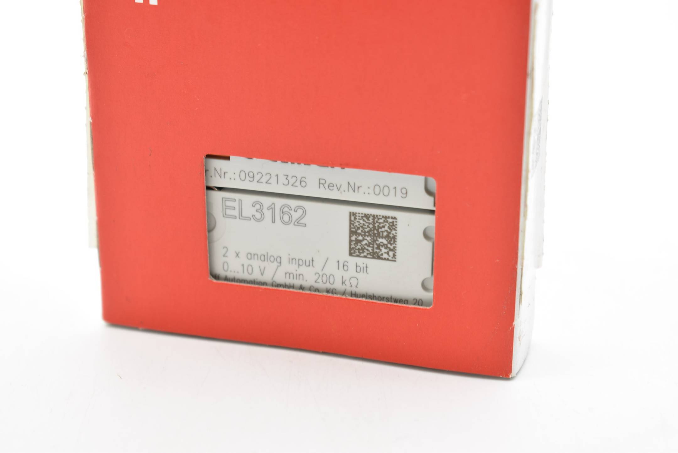 Beckhoff EL3162, EtherCAT-Klemme, 2-Kanal-Analog-Eingang, Spannung, 0…10 V, 16 Bit, single-ended-1