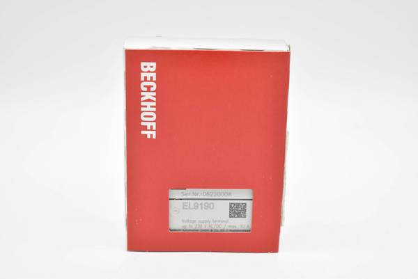 Beckhoff EL9190, EtherCAT-Klemme, Potenzialverteilung, 0…230V AC/DC, 10A