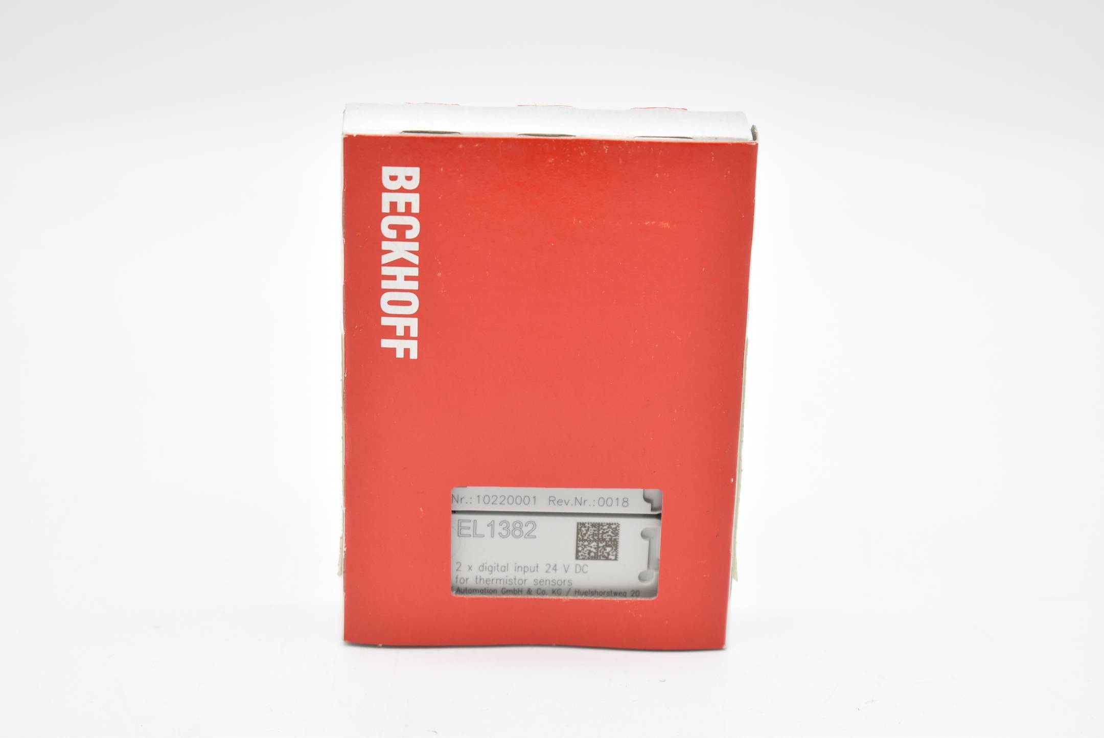 Beckhoff EL1382, EtherCAT-Klemme, 2-Kanal-Digital-Eingang, Thermistor, 30 ms-0