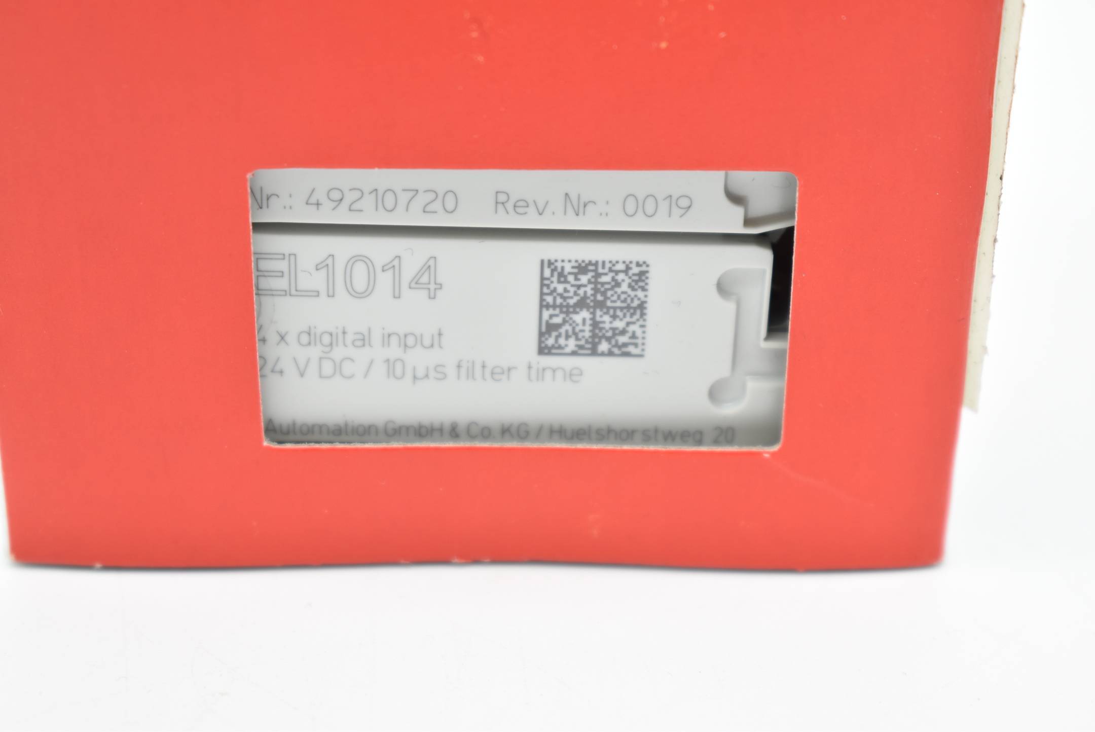 Beckhoff EL1014, EtherCAT-Klemme, 4-Kanal-Digital-Eingang, 24V DC, 10 µs-1